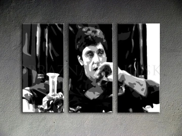 Ručne maľovaný POP Art obraz AL PACINO 120x80 cm