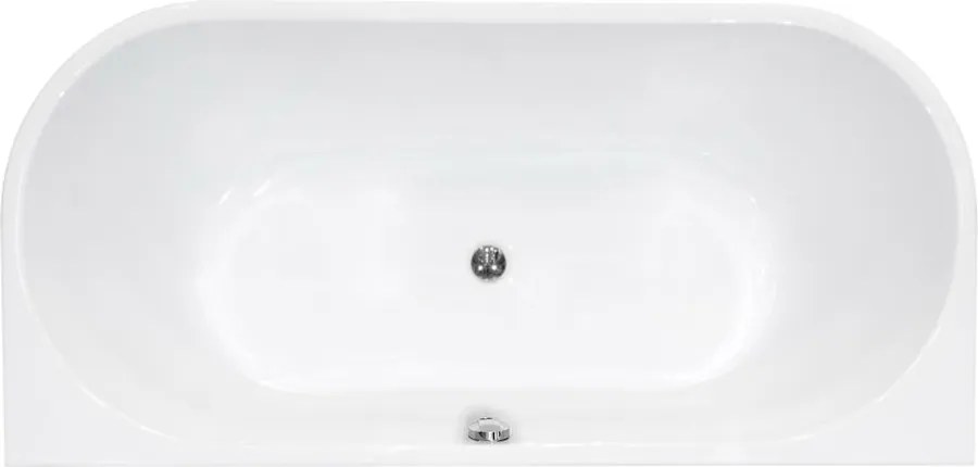 Besco Akrylátová voľne stojaca vaňa Vica NEW CC/NP 150x80 (160x80, 170x80), napúšťanie cez prepad BESCO-Typ výpuste: McAlpine Click-Clack s napúšťaní…