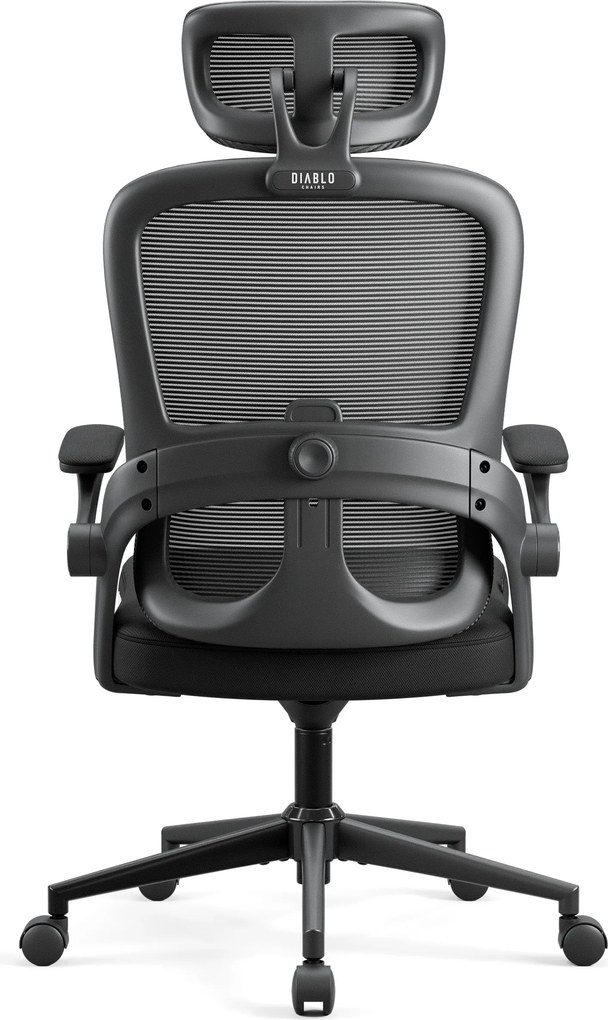Ergonomická kancelárska stolička Normal Size, čierna: Diablo V-Light