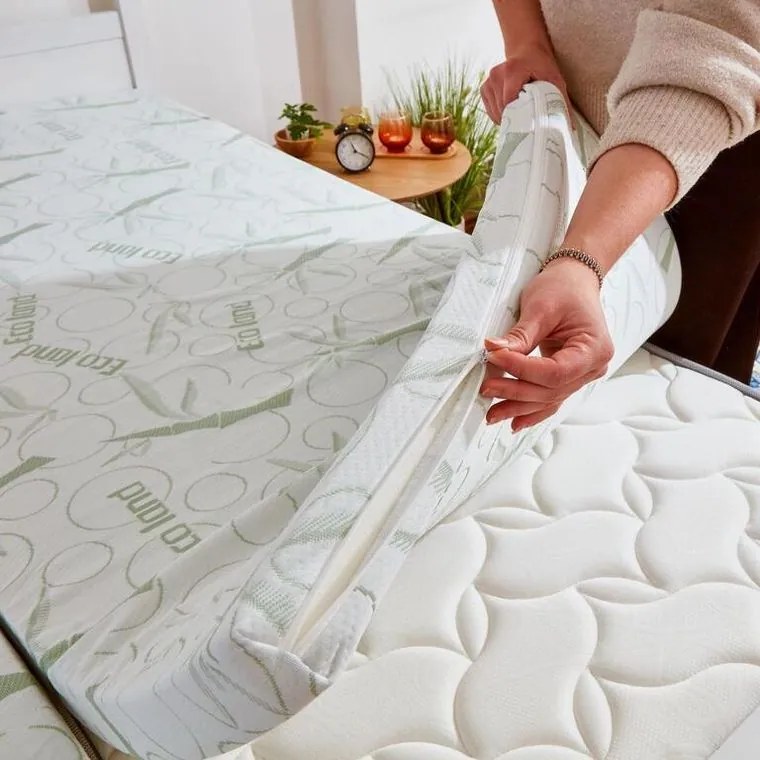 Krycí matrac z pamäťovej peny BAMBOO Comfort 90 x 200 x 4 cm