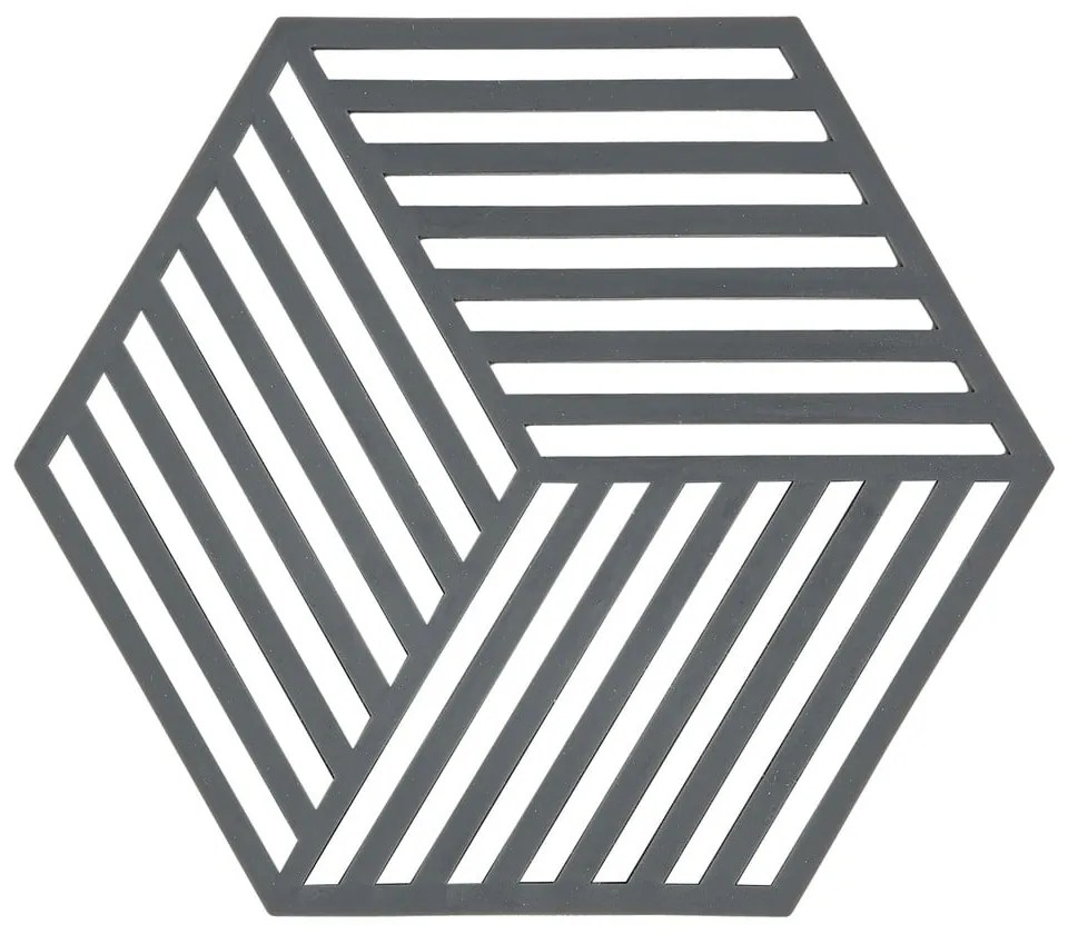 Podložka pod horúce Hexagon, sivá