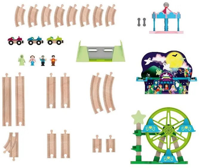 Playtive Železničná súprava stavenisko/oddychový park (železničná súprava oddychový park) (100381131)