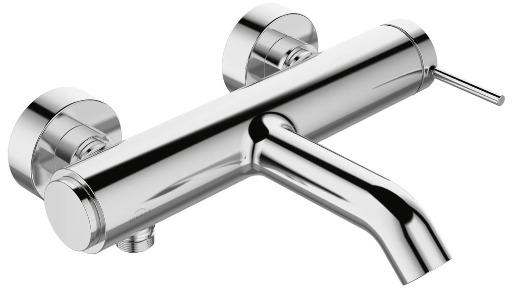 Invena Kalitea, nástenná vaňová batéria 150mm, chrómová, INV-BW-72-001-V