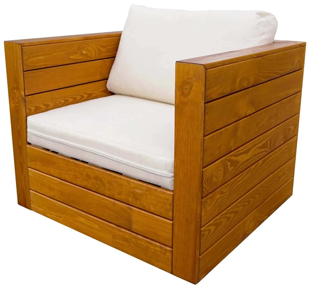 Masívna zostava CUBE borovica pre 4 osoby