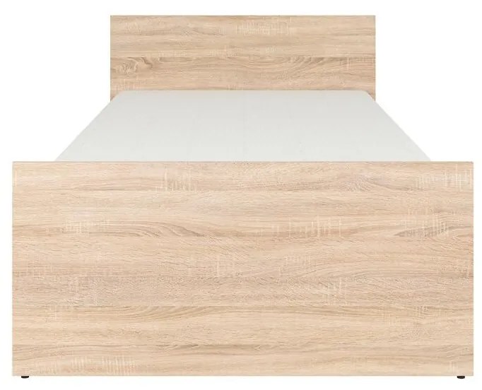 Jednolôžková posteľ 90 cm BRW Nepo Plus 11 (dub sonoma) . Akcia -32%. Vlastná spoľahlivá doprava až k Vám domov. 1098321