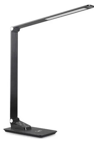 Geti LED Stmievateľná stolná lampa s USB LED/7W/230V 3000K/4000K/5500K čierna TI0162