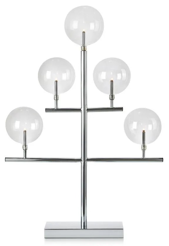 Markslöjd 704820 - Vianočný svietnik MAESTRO 5xE5/0,8W/230/12V chróm