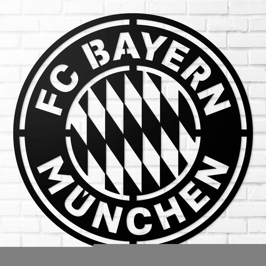 DUBLEZ | Drevené logo klubu - FC Bayern Munchen | Obraz