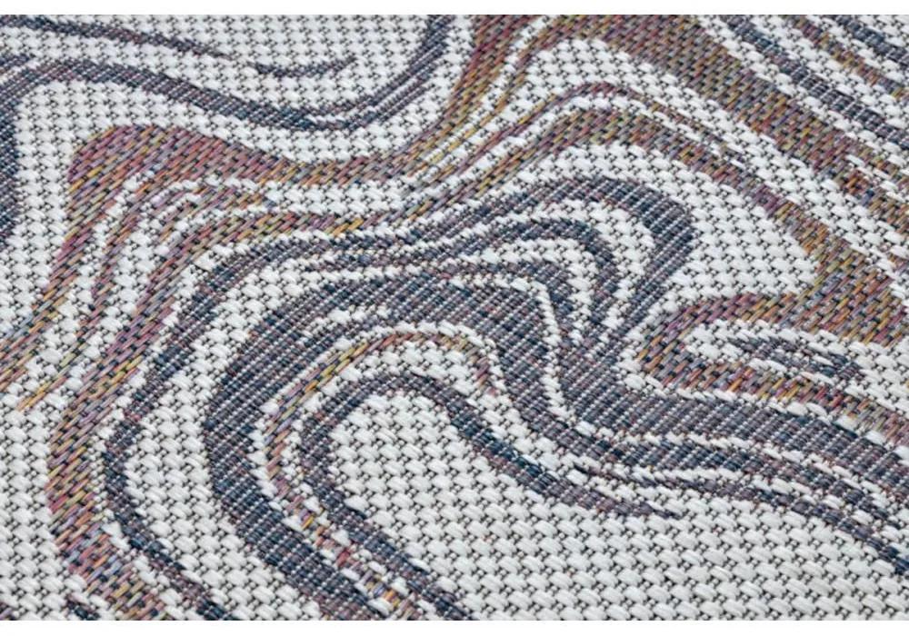 Kusový koberec Vlny modrý 80x150cm