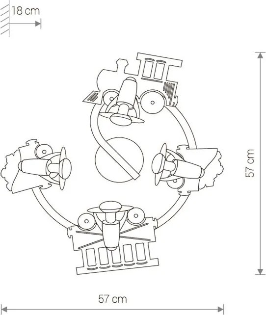 Svietidlo Nowodvorski TRAIN IV 4065