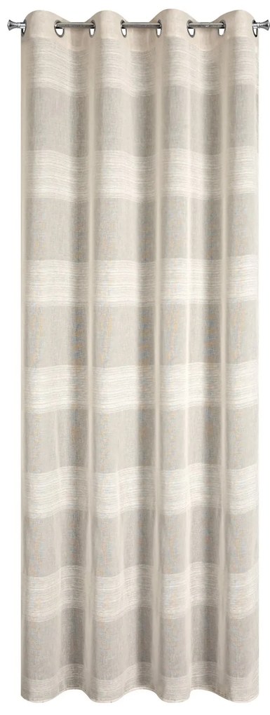 ZÁVES NA KRÚŽKOCH MARGARET 140X250 CM BÉŽOVÁ