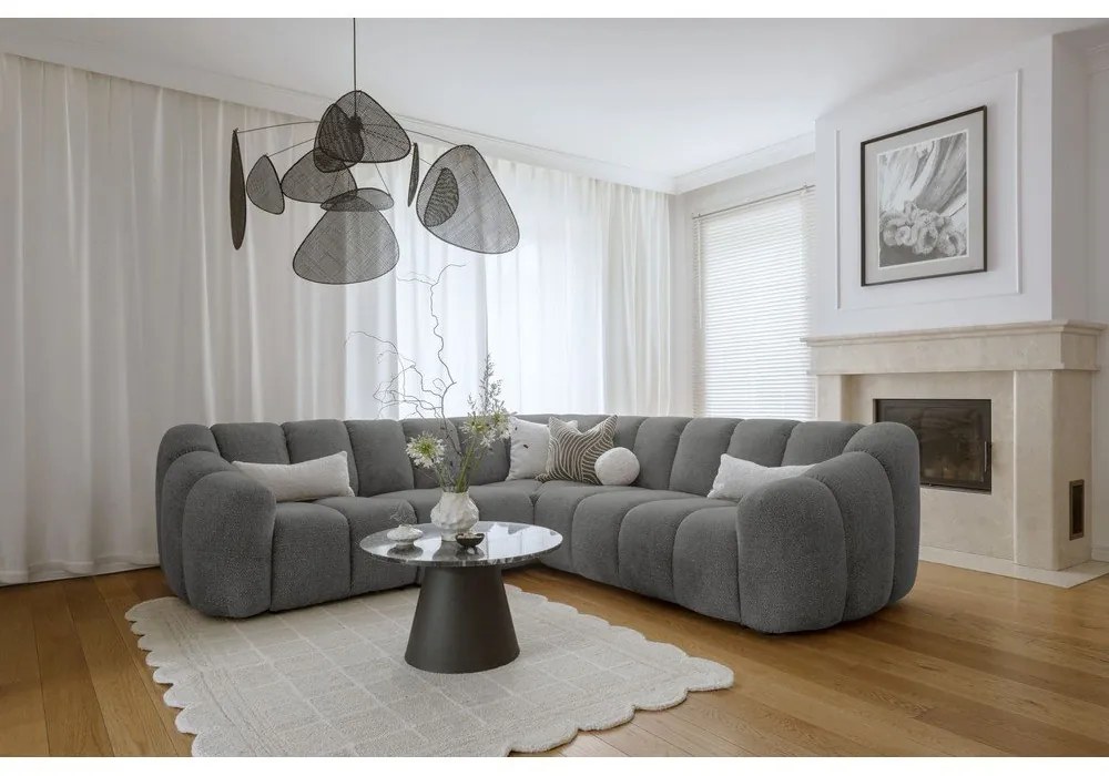 Sivá rohová pohovka Shell – Miuform