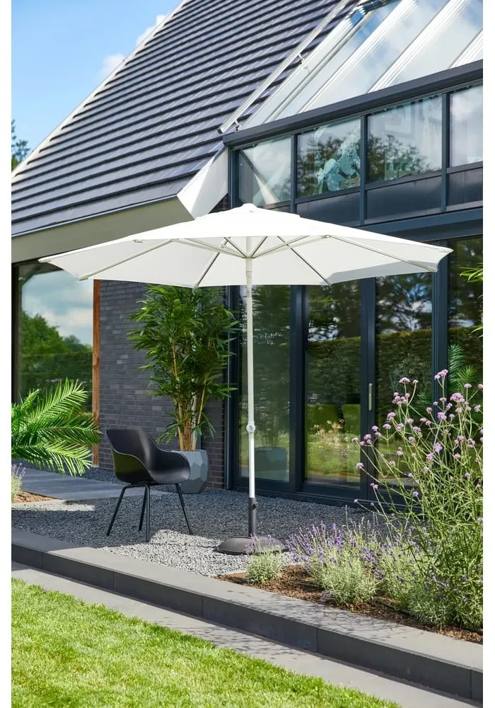 Biely slnečník ø 300 cm Sophie – Hartman