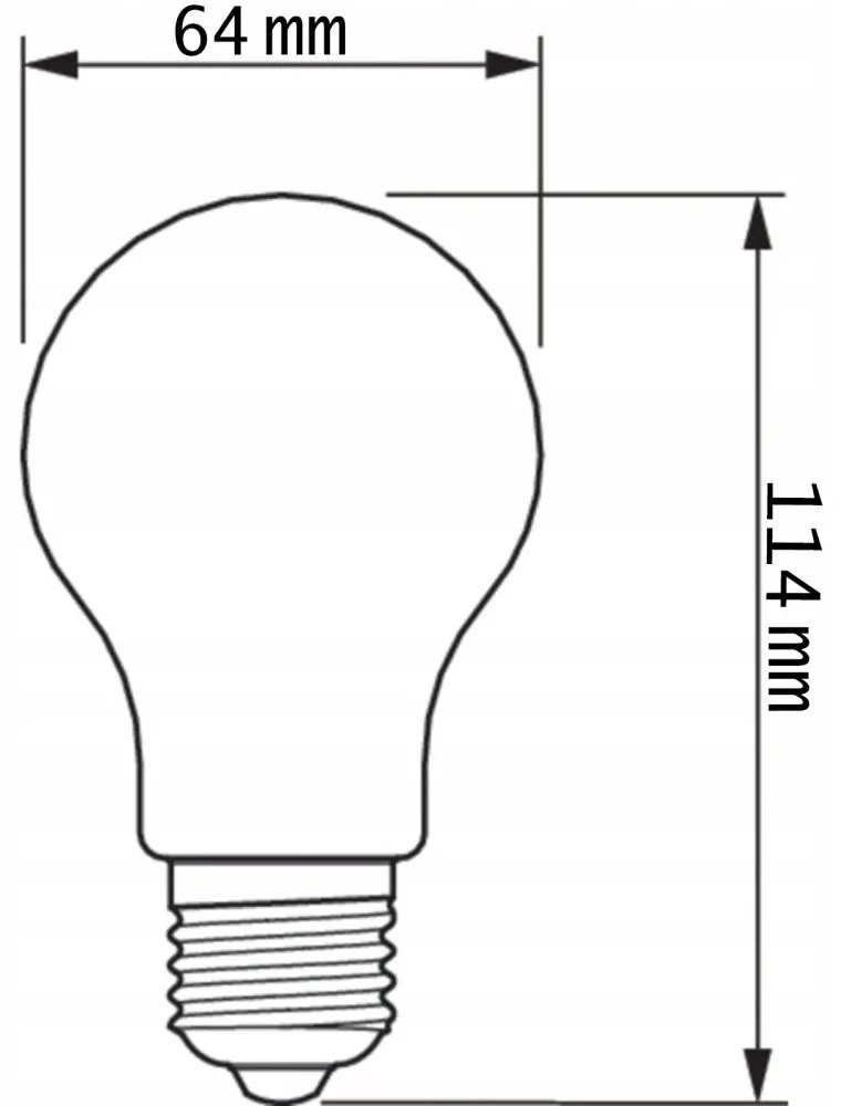 LED žiarovka E27 A60 7,5W = 60W 806lm 2700K Warm 250° so súmrakovým senzorom PHILIPS