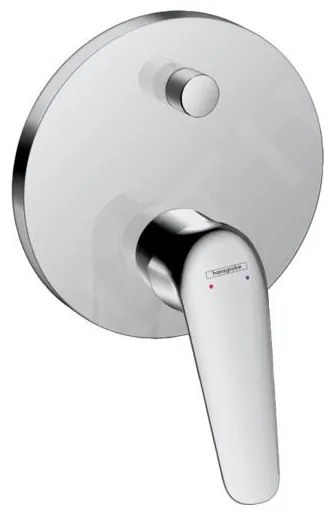 Hansgrohe Novus, vaňová batéria pod omietku, chrómová, 71046000