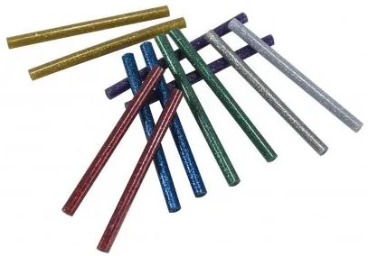 Bestent Tavné tyčinky farebné trblietavé 7,2x100mm 12ks