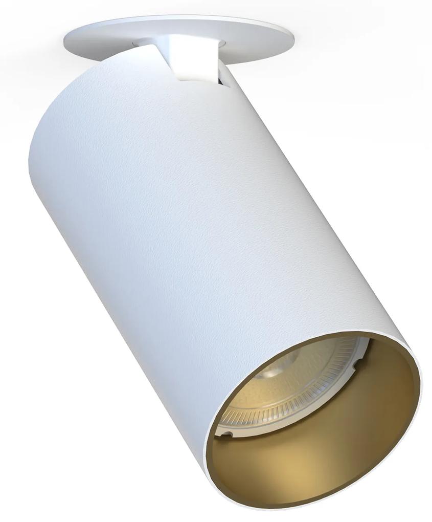 NOWODVORSKI Podhľadové bodové LED stropné osvetlenie MONO SURFACE, 1xGU10, 10W, biele, zlaté