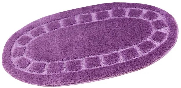 Kúpeľňový koberček Ocean fialový ovál