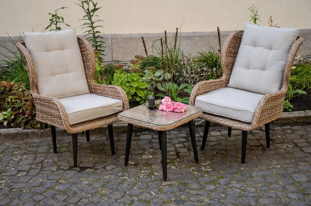 Zostava záhradného nábytku APERTO POCO z technoratanu