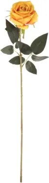 Umelý kvet Ruža 76 cm, žltá%