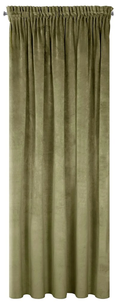 ZATEMŇOVACÍ ZÁVES NA PÁSKE RIA 140X270 CM OLIVOVÁ