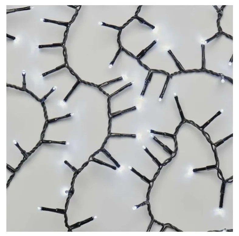 LED Vianočná vonkajšia reťaz 600xLED/17m IP44 studená biela