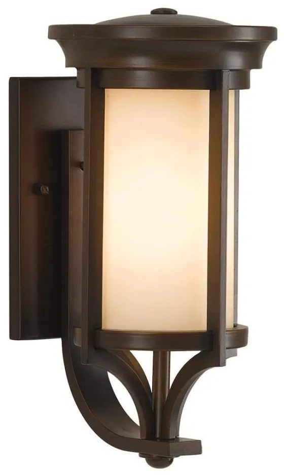 Feiss FE-MERRILL1-S - Vonkajšie nástenné svietidlo MERRILL 1xE27/60W/230V IP44