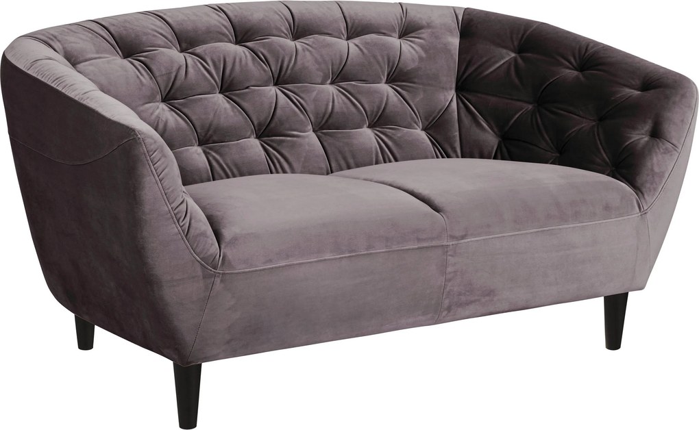 XXXLutz SEDAČKA CHESTERFIELD, textil, tmavosivá Ambia Home - Sedačky - 001749019312
