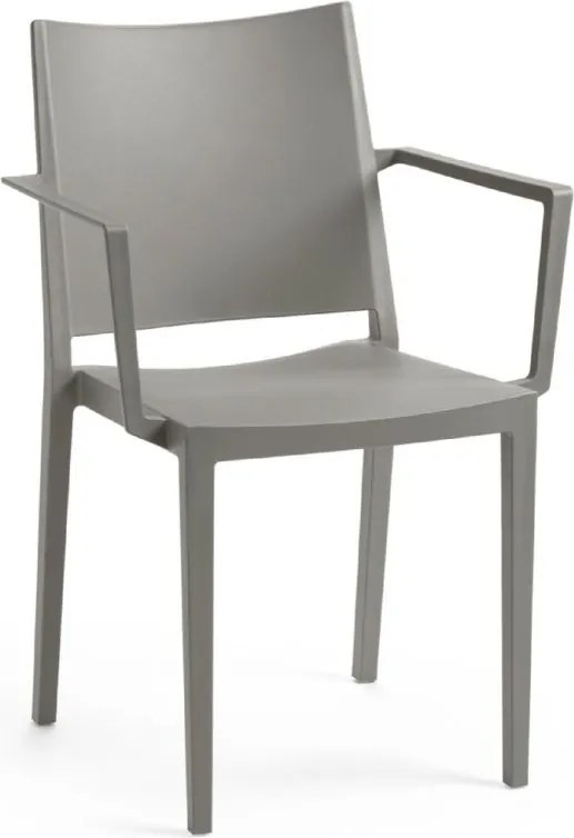 Kreslo MOSK ARMCHAIR, 82 x 57 x 56 cm, sivá farba