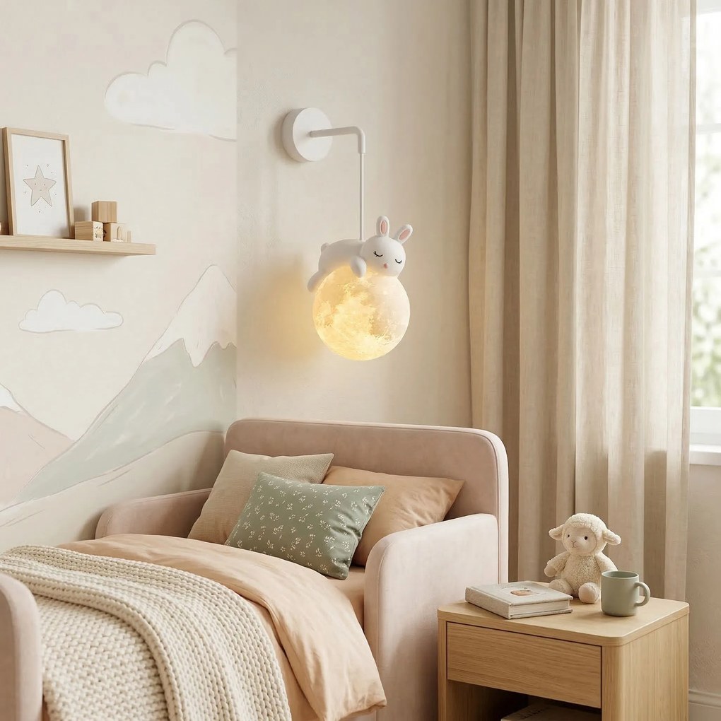 Toolight Toolight, NÁSTENNÁ LAMPA NÁSTENNÉ SVIETIDLO SPIACI ZAJKO G165-1W, OSW-07805