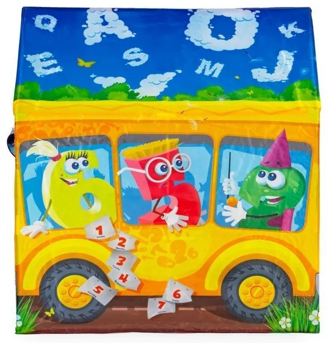 Farebný detský domček na hranie autobus
