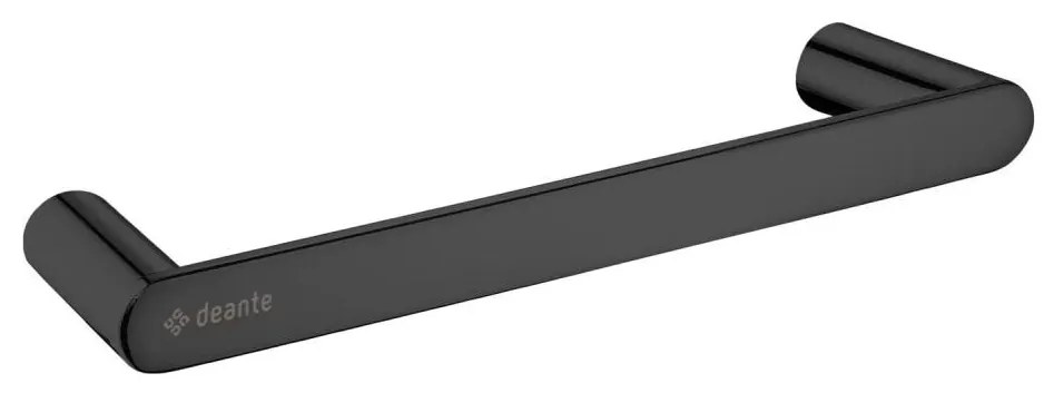 Deante ADR_N611 - Nástenný vešiak na uteráky ROUND 32,8 cm čierny