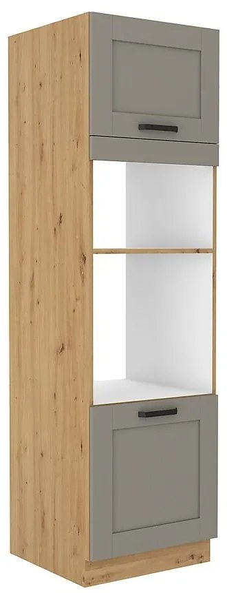 Kuchynská skrinka Luna claygrey/artisan 60DMP-210 2F