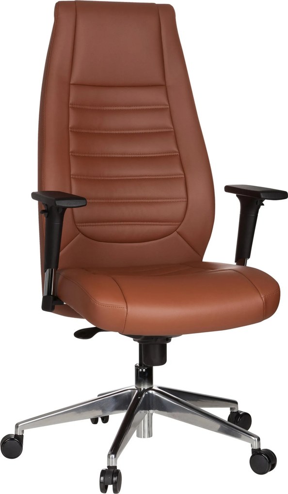 XXXLutz OTOČNÁ STOLIČKA, vzhľad kože, hnedá MID.YOU - Online Only kancelárie - 001918066602