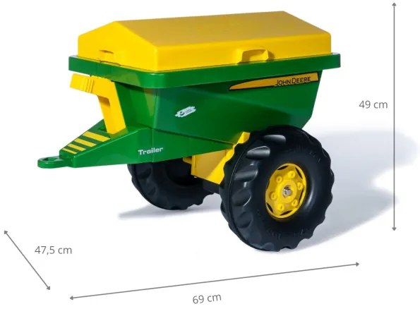 Príves na posyp piesku Rolly Toys 125111 John Deere