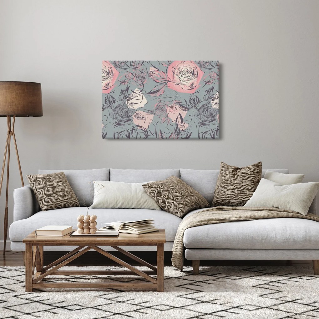 Obraz - Ruže (90x60 cm)