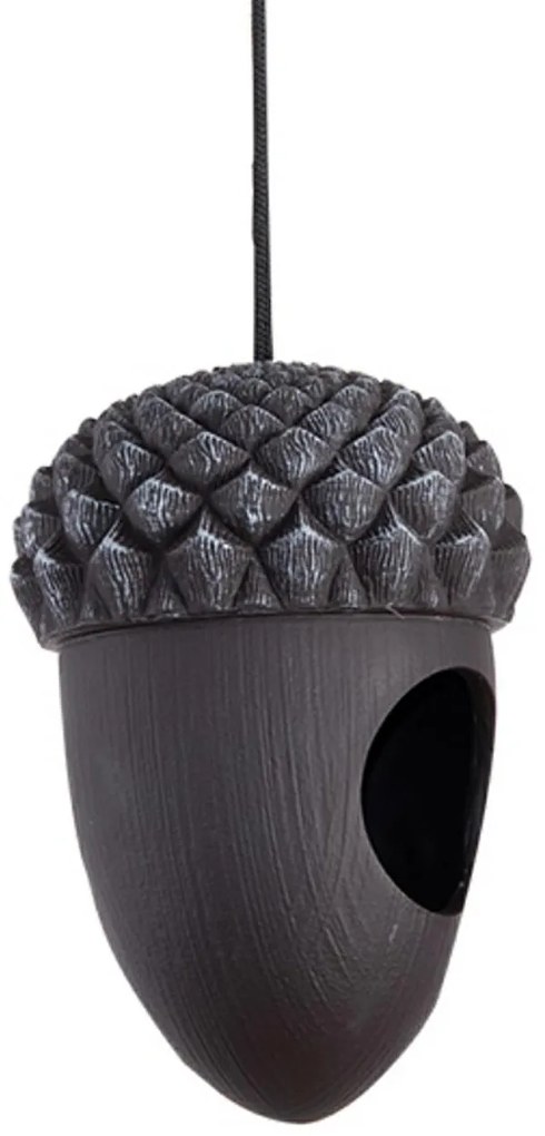 Vtačia búdka pre vtáky Acorn 1, 15,5x10,5 cm, plast, hnedá