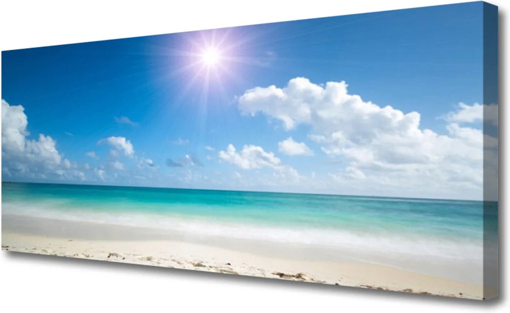 Obraz na plátně More Pláž Slnko Krajina