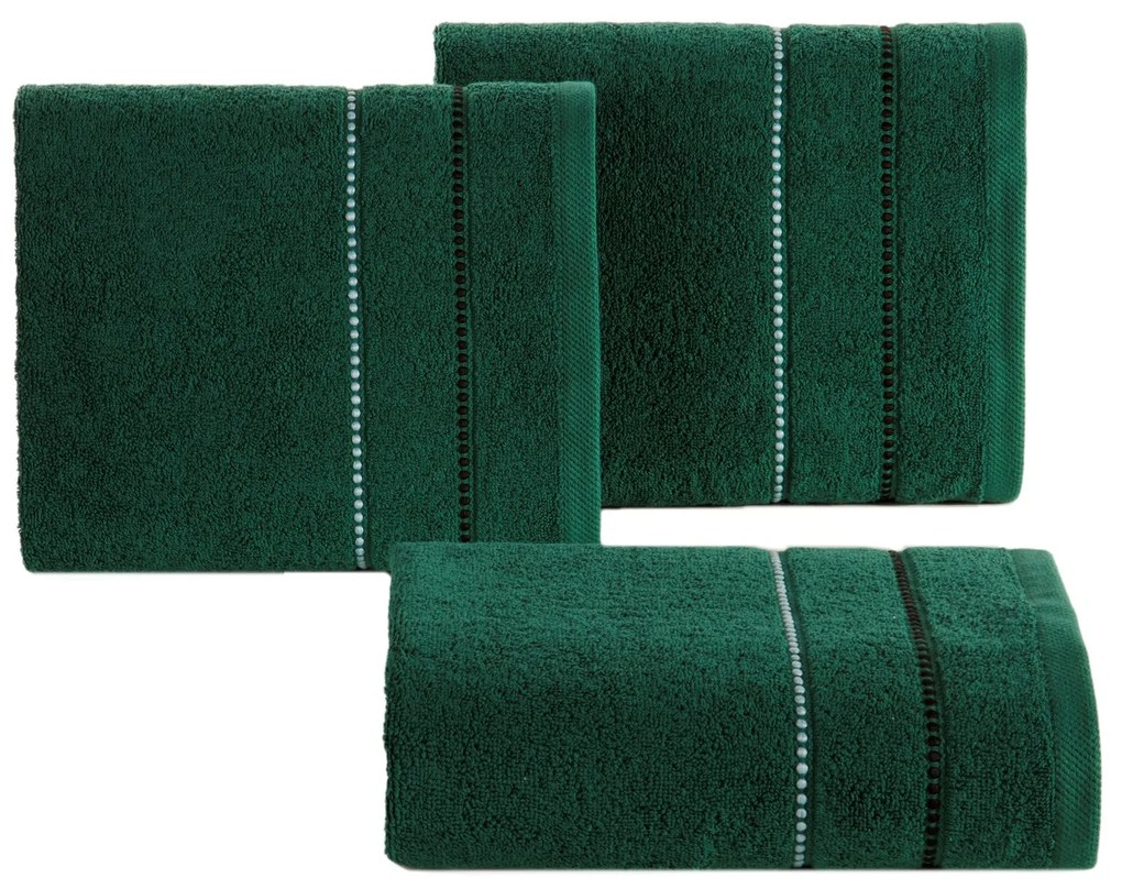 FROTÉ UTERÁK SUZI SADA 3KS 70X140 CM TMAVOZELENÁ