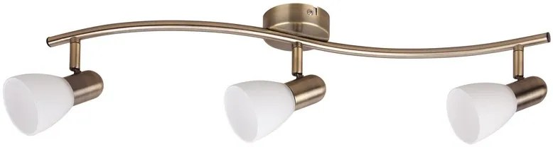 Rabalux SOMA stropné bodové svietidlo 3x40W/E14, farba bronzu