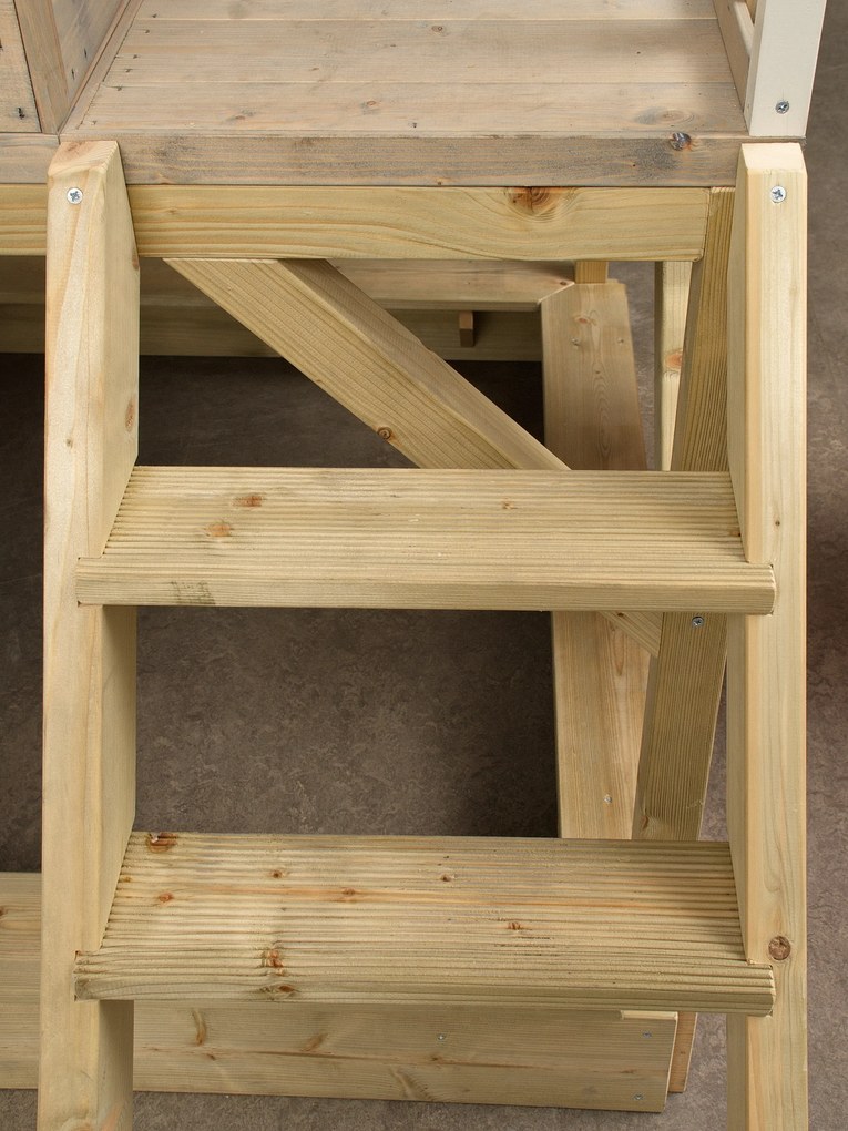 Marimex | Detský drevený domček Marimex Veranda so šmykľavkou | 11640361