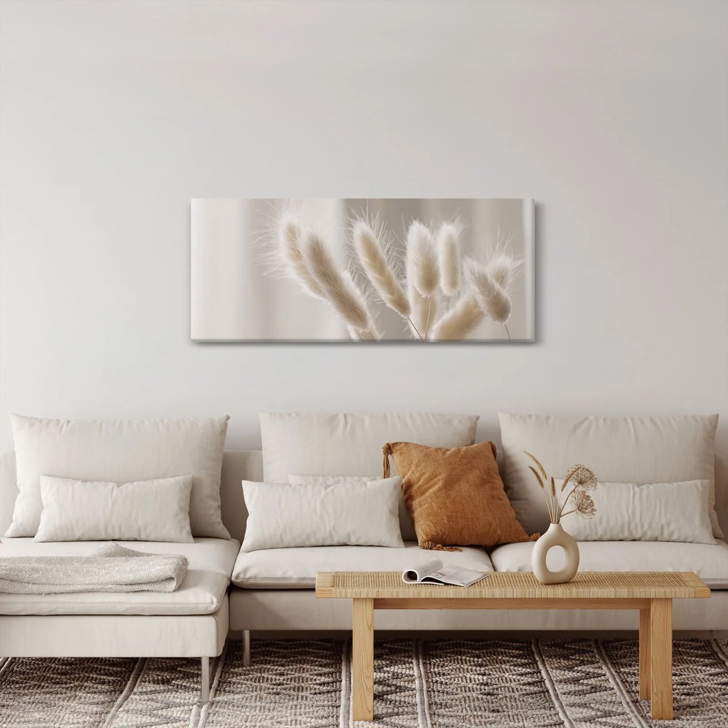 Obraz - Zajačie chvostíky (120x50 cm)