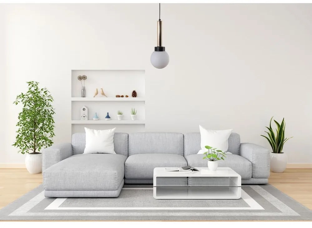 Závesné svietidlo so skleneným tienidlom ø 15 cm Cota – Squid Lighting