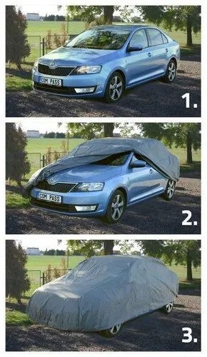 Compass Ochranná plachta FULL  SUV-VAN 100% WATERPROOF, 515 x 195 x 142 cm