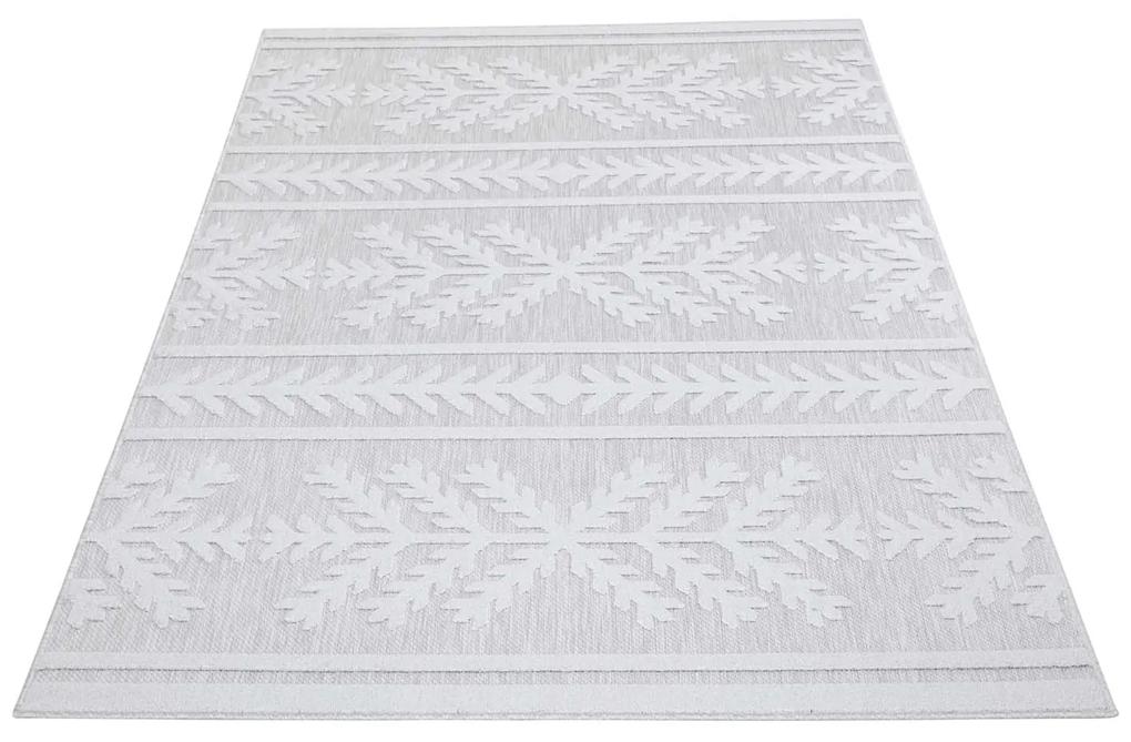 Dekorstudio Terasový koberec SANTORINI - 411 sivý Rozmer koberca: 150x150cm