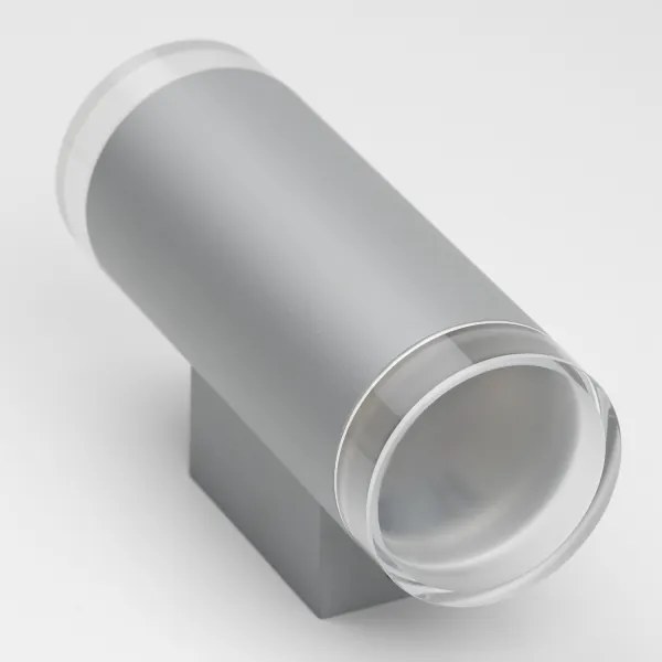 Brilagi - Vonkajšie nástenné svietidlo MATERA 2xGU10/30W/230V šedá IP54