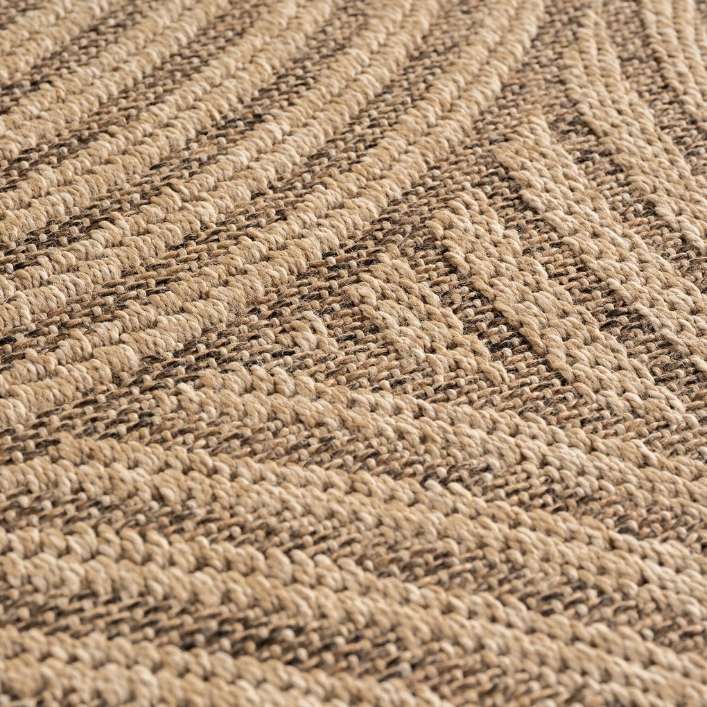 Ayyildiz, Kusový koberec Timber 1401 beige - na von aj na doma, 160x230, béžová, chodba / predsieň