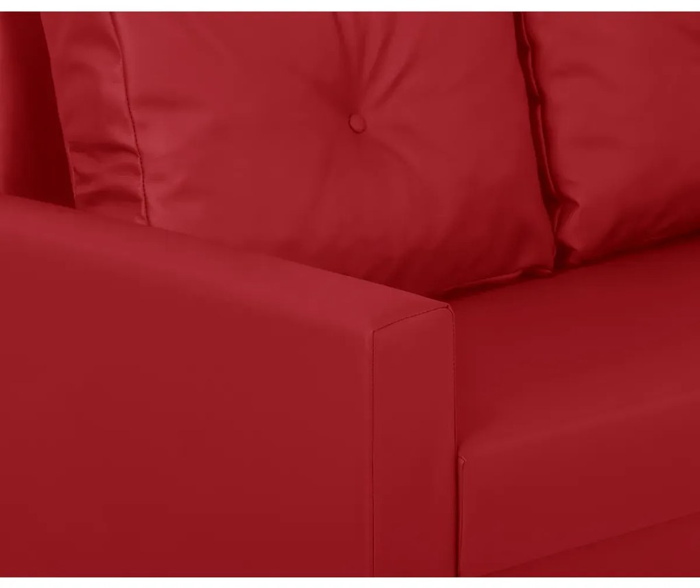 Rozkládací pohovka ROT Červená