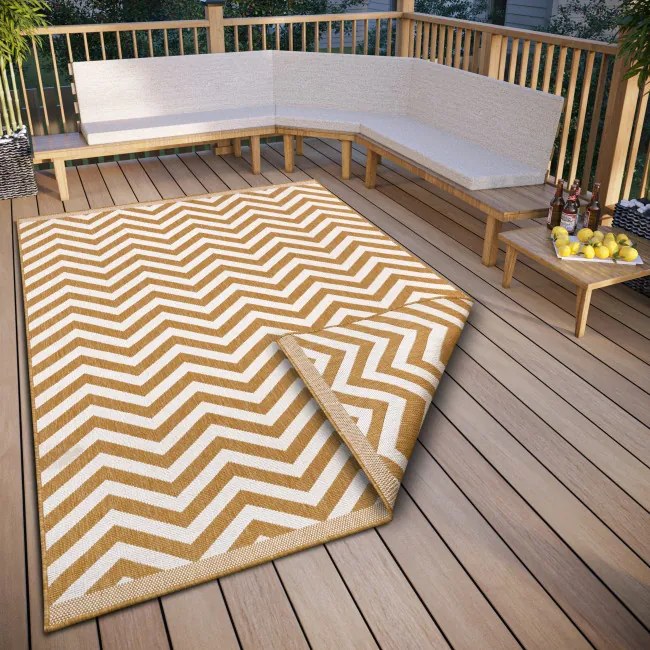 Obojstranný koberec / behúň Hanse Home Twin Supreme Palma ochre