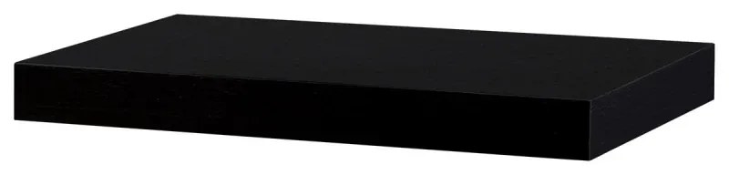 Polička nástěnná 40 cm, MDF, 3D dekor wenge, baleno v ochranné fólii